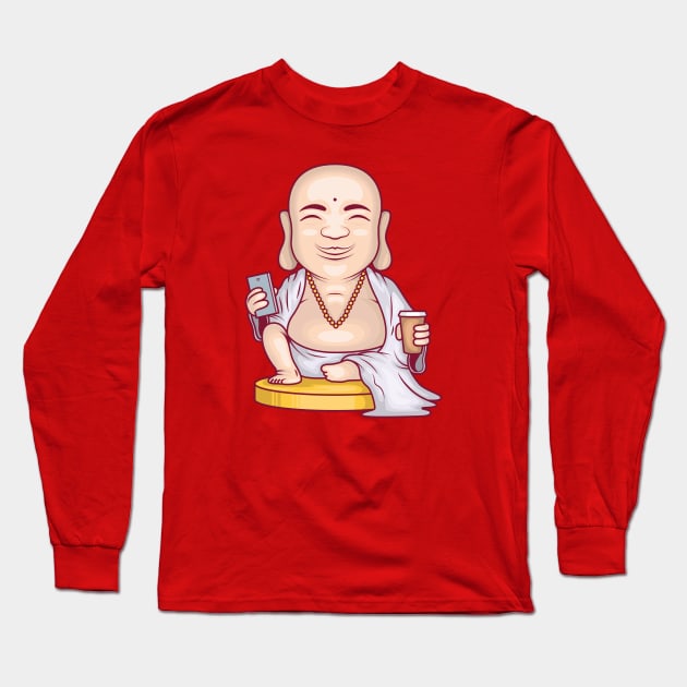 Buddha Hype Long Sleeve T-Shirt by Sendumerindu